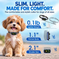 Dog Bark Collar for Dogs – Smart Barking Collar with Sound & Vibration, AI Detection Anti Barking Device for Dogs, Light