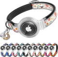 Airtag Cat Collar, Reflective Breakaway Cat Collar with Airtag Holder &Bell