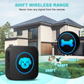 Yoiilifee Dog Doorbell to Go Outside, Smart Wireless Doggie Doorbell for Potty Training,1000 Feet Long Range with IP65 Waterproof Super-Light Touch Button, 60 Melodies & Adjustable Volume (2 Button)