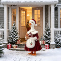 Christmas Porch Goose Outfits 23 Inch Goose Statue Winter Clothes