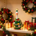 7 Inch Desk Goose Outfits, Mini Christmas Tree Costume for Desktop Statues Table Decor