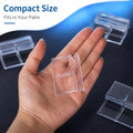 10 Pack Aquarium Lid Plastic Backstrip 6.3mm Aquarium Cover Bracket Rimless Fish Tank Glass Cover top Support Acrylic an