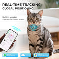 Bluetooth Cat Tracker Collar, iOS & Android, No Monthly Fee Green 1P