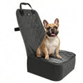 Active Pets Dog Car Seat Cover, Waterproof Front Seat Protector for SUV Truck Sedan, Pet Safety Travel Comfort System with Universal Fit, Black