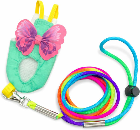Parrot Diaper Harness with Leash Set for Small/Medium Bird (Size M)
