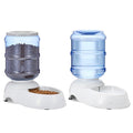 Amazon Basics Gravity Pet Water Dispenser for Cat and Dog, Easy to Clean, 1 Gallon Capacity, Small, Gray