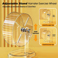 Hamster Exercise Wheel,Super-Silent Small Animals Exercise Wheels,Quiet Hamster Running Wheels with Adjustable Stand for