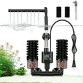 hygger Electric Aquarium Sponge Filter, 3.5W Quiet Fish Tank Filter Pump with 2 Spare Sponge & Bio Media Balls, Adjustab