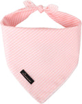 ARING PET Summer Dog Bandana-Cute Pink Dog Bandanas, Comfortable Pet Scarf Dogs Triangle Bibs for Small to Large Girl Do