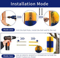 Livestock Scratching Brush Goat Scratcher Full Massage Grooming Brush with 8 Screws for Cattle, Sheep, Horses, Pigs