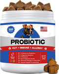 Probiotics for Dogs Gut Digestive Health Probiotic Chews for Dogs with 11 Billion CFUs, 4 Prebiotics, Pumpkin, Salmon Oi