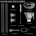 Aquarium Fish Shrimp Feeding Dish Set, Shrimp Feeding Dish Set, Transparent Shrimp Feeding Adjustable Tube with Feeding 