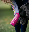 Dexas MudBuster Large Dog Paw Cleaner, Fuchsia, Fits 2.5"-3.5" Wide Paws, Gentle Silicone Bristles for Quick, Easy Clean