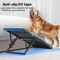 Veehoo Foldable Dog Ramp for Bed Couch Large Dogs, Adjustable 12-20'' High