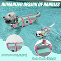 EMUST Dog Life Vests, Adjustable Dog Life Jacktets for Boat, High Visibility Life Vests for Dogs, Medium Dog Life Jacket Safety Swimsuit, NewTurquoise, M