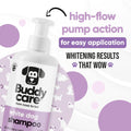 White Dog Shampoo by Buddycare | Dry Skin & Itchy Skin Relief for Smelly Dogs | Deep Cleansing Shampoo for Dogs Puppy Se