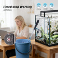 AKKEE Aquarium Vacuum Gravel Cleaner Handle Control, 8 in 1 Multifunctional 36W Electric Fish Tank Cleaner Vacuum for Au