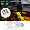 UVB Bulb 5.0 UVA UVB Reptile Light Bulb, 13W UVB Light for Reptiles UVB Lamp for Turtle Frog Snake Chameleon Ball Python