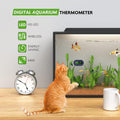 PAIZOO LED Aquarium Thermometer Digital Highly Accurate Replaceable Battery
