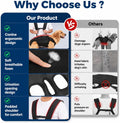 Dog Backpack Carrier Lift Harness - Emergency Sling Carry with Adjustable Straps & Lifting Handle, Help Support Full Bod