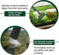 boxtech Aquarium Algae Scraper with Dual Head Design for Small Tanks