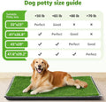 LOOBANI Large Dog Grass Pad with Tray - 45x29in for Balcony Apartment