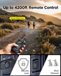 BLACKDOG Military Dog Shock Collar 2 Dogs (5-150lbs) - 4200ft Dog Training Collar with Remote, 4 Training Modes, Flashli