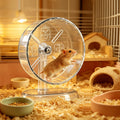 Hamster Exercise Wheel,Super-Silent Small Animals Exercise Wheels,Quiet Hamster Running Wheels with Adjustable Stand for