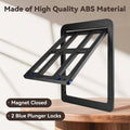 Billionchains Dog Door for Screen Door with Magnetic Auto-Close, Lockable Doggy Door for Screen Door, Pet Easy Access for Sliding Screen Door
