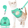 Cat Harness and Leash Set, Escape Proof Adjustable Soft Mesh Vest