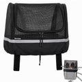 ANZOME Bike Basket Cover for Dogs, Drawstring Mesh Pet Safety Cover with Under Basket Straps for No Exposed Frame Bike Baskets, Breathable Top, Basket Not Included