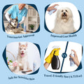 FlyDog Detangler Combo for Dogs & Cats – Leave-in Hair Detangler Spray for Tangle-Free Grooming & Tailored Comb for Dema