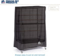 Prevue Pet Products Extra Large Bird Cage Cover - Good Night Cage Cover, Bird Accessories, Blocks Light, Breathable Nylon Fabric, Fits a Variety of Cage Sizes - Black, Size Large