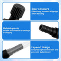 Psyqtsuary Aquarium Air Valve, 10 Pcs Aquarium Air Pump Control Valves T Shaped Single Way Plastic Air Flow Control Regu