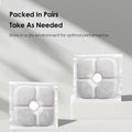 AWoHH 16-Pack Cat Water Fountain Filter Compatible With Catit Pixi Water Fountain Filter Replacement Triple Action Water Filter, 4 Pump Tubes 1 Hard Brush