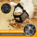 BARKLESS Short Snout Muzzle for French Bulldog, Shih Tzu, Soft Mesh Muzzle