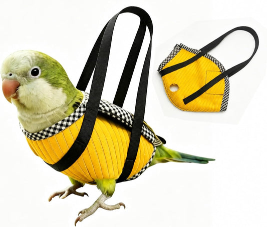 Parrot Outdoor Walking Bag, Escape-Proof Bird Carrier for Small to Large Birds, Secure Outdoor Bird Cage with Anti-Escap
