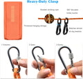 KATOLK Upgraded Dog Tie Out Cable for Camping, 100FT Portable Trolley System for 2 Dogs, Knot-a-Hitch Dogs Hitching System up to 250lbs, Dog Runner for Yard Camping Training Running Hiking Outdoor
