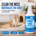 Rabbit Cage Odor Eliminator & Cleaner Spray, 32oz – Made in USA