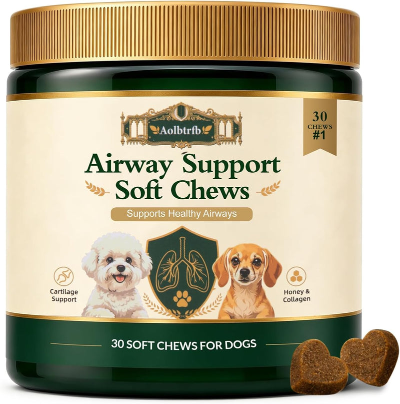 Airway Support Soft Chews for Dogs, Small Breed Daily Airway Support
