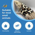 Lizard Clothes Bearded Dragon Hoodie Sweater Jacket Small Pet Costume Flannel Apparel for Reptiles Party Cosplay Props C