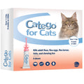 Catego for Cats Flea and Tick Treatment & Prevention (Over 1.5 lbs) 6-Month Supply