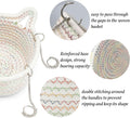JWShang Rat Hanging Basket Bed for Cage - Chew Proof Small Animal Hammock with Sturdy Chains, Durable Rat Sleeping Nest 
