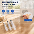 Pet Feeding Syringe with 10pcs Silicone Nipples, Kitten Nursing Syringe for Newborn Puppies, Cat, Dog,Rabbits, Squirrels