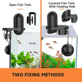 hygger WiFi Automatic Fish Feeder for Aquarium, Smart App Control Auto Fish Food Dispenser with Camera and Timer, Vacati