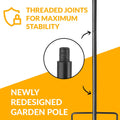 Good Directions Dimpled Copper Bird Bath on Garden Pole 13"