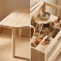 Hamster Platform Set, 2pcs Wooden Modular Playground & Hide