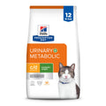 Hill's Prescription Diet c/d Multicare + Metabolic Weight Dry Cat Food, Chicken, 12 lb. Bag