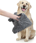 WOUSEDO Microfiber Chenille Dog Towel 1 Pack, Super Absorbent & Quick Dry