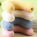 Pet Small Pillows for Small Dogs Cat U-Shaped Puppy Neck Pillow for Indoor Improve Relief Sleeping Machine Washable (Yel